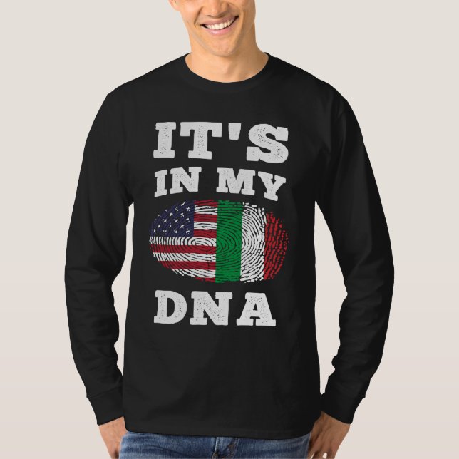 Camiseta Its In My DNA Italian American (Anverso)