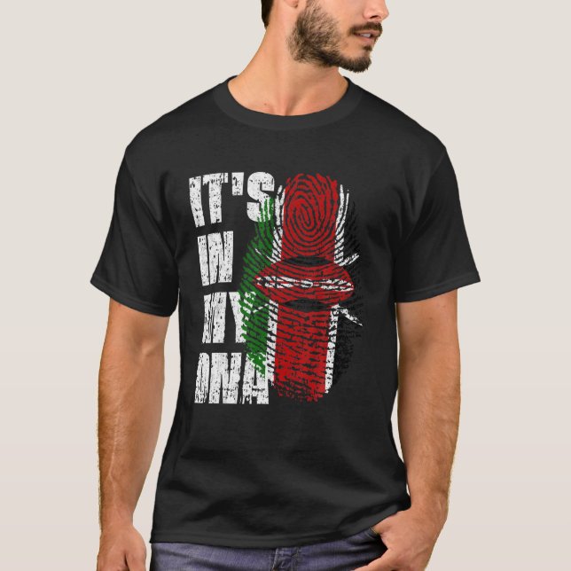 Camiseta IT's IN MY DNA Kenya Flag Kenyan (Anverso)