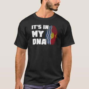 Camiseta It's In My DNA Kiribati Flag Fingerprint Men Women