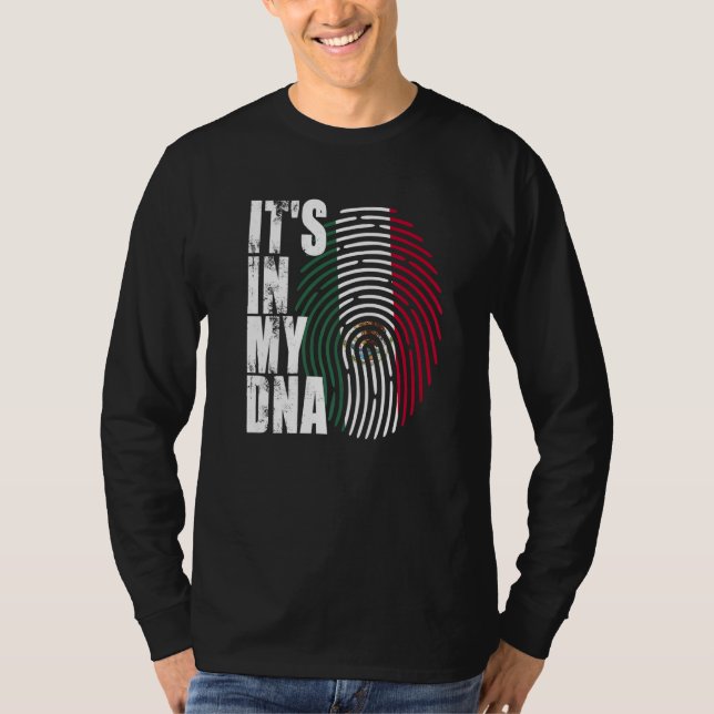 Camiseta It's In My DNA Mexico Mexican Flag Independence Da (Anverso)