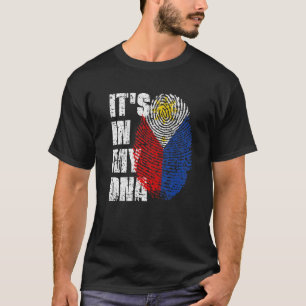 Camiseta IT's IN MY DNA Philippines Flag Filipino