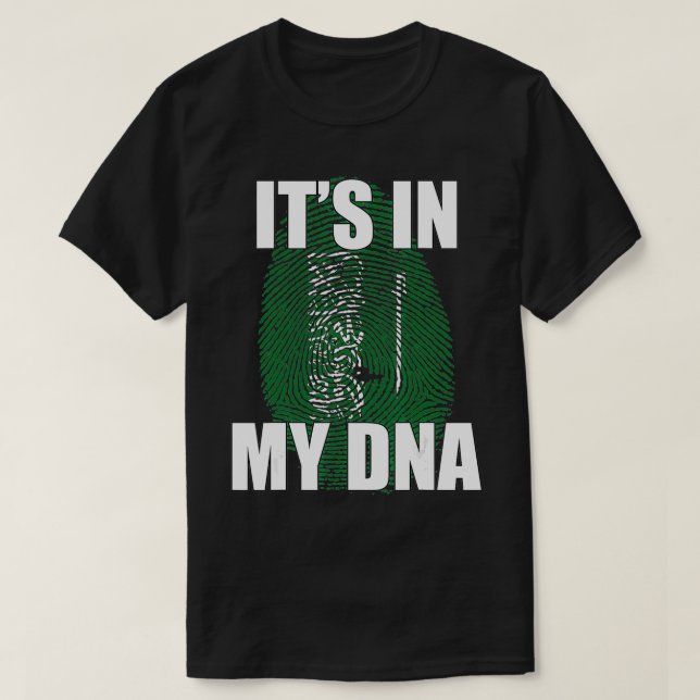 Camiseta It's In My DNA Saudi Flag  (Diseño del anverso)