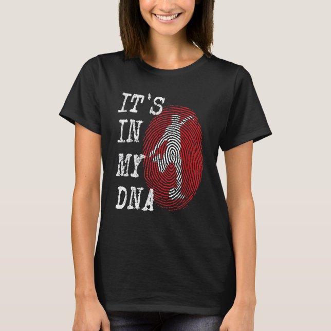 Camiseta IT'S IN MY DNA Soccer Player Fingerprint Graphic D (Anverso)