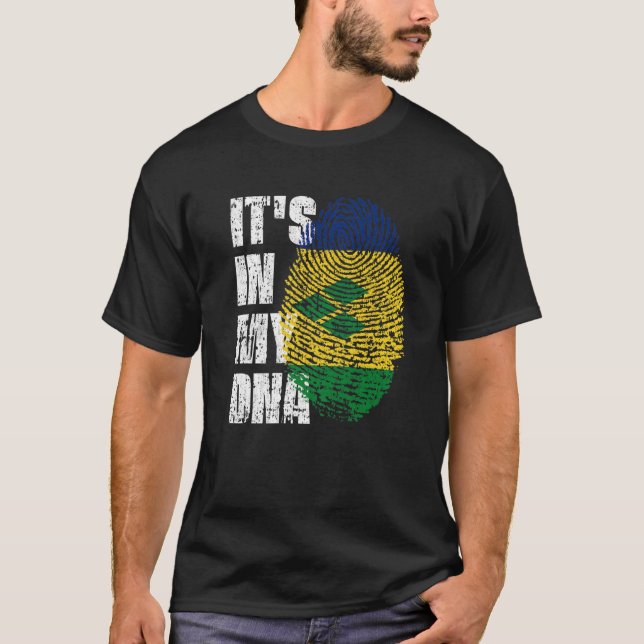 Camiseta IT's IN MY DNA St. Vincent (Anverso)