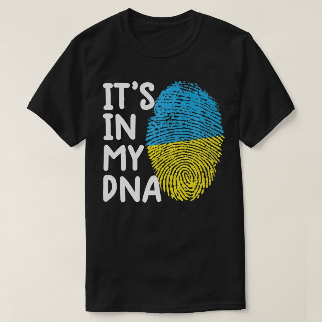 Camiseta It's In My DNA Ukraine Tee Ukrainian Ukraine  Ukra (Diseño del anverso)