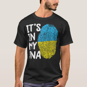 Camiseta It's In My DNA Ukraine Tee Ukrainian Ukraine  Ukra