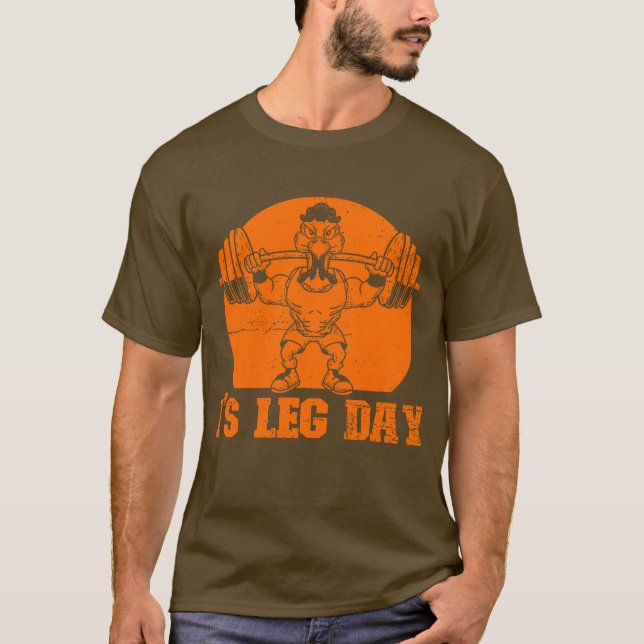 Camiseta It's Leg Day (Mono) (Anverso)