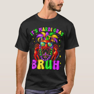 Camiseta Its Mardi Gras Bruh Funny Crawfish Outfit Boys Gir
