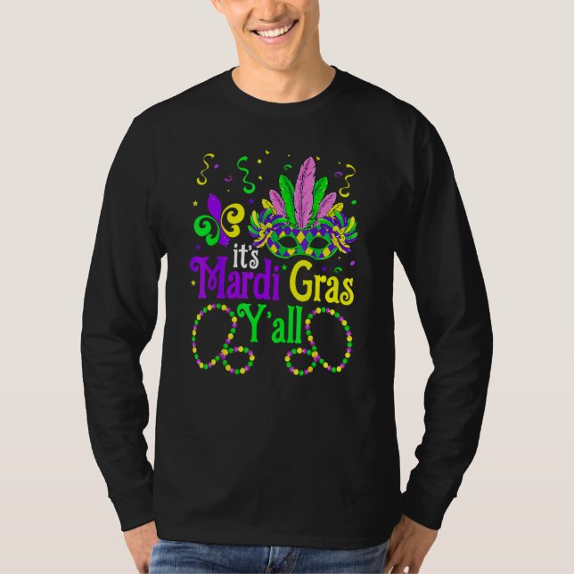 Camiseta It's Mardi Gras Y'all Funny Parade Lovers (Anverso)