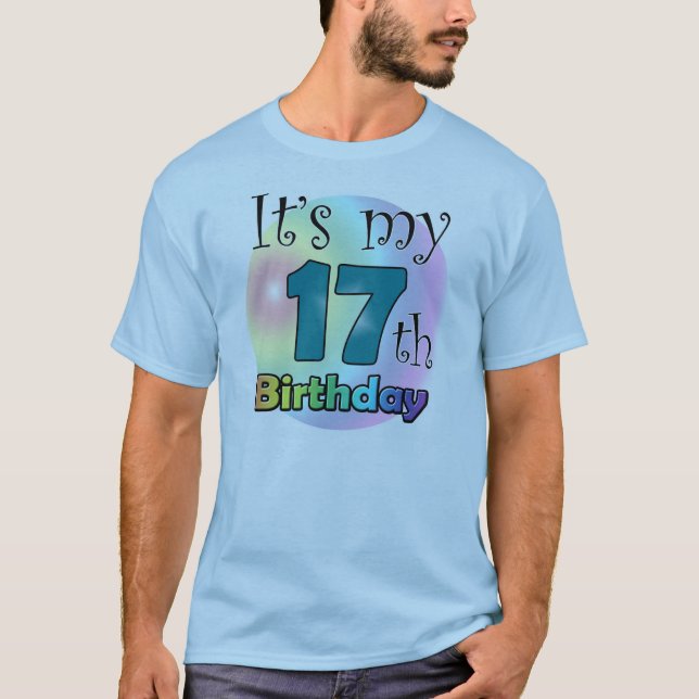 Camiseta It's my 17th Birthday (Anverso)