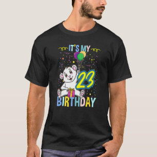 Camiseta Its My 23rd Birthday Polar Bear
