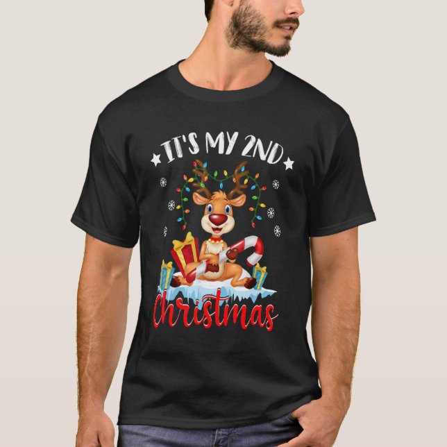 Camiseta it's my 2nd Christmas 2nd Grade cute christmas (Anverso)
