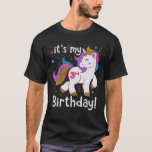 Camiseta Its My 3Rd Birthday Princess Unicorn 3 Years Old B<br><div class="desc">Its My 3rd Birthday Princess colorful Unicorn Girls Tee. Perfect 3rd Birthday gift idea For Unicorn lover child step daughter god daughter girl kid granddaughter niece youth celebrating their third 3rd birthday celebration. Celebrate your daughter birthday with this unico</div>
