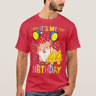 Camiseta Its My 44th Birthday Guinea Pig 