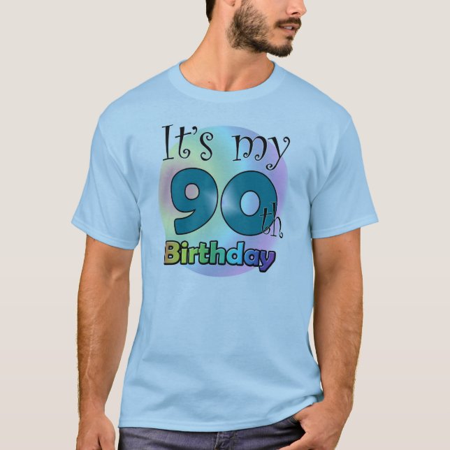 Camiseta It's my 90th Birthday (Blue) (Anverso)