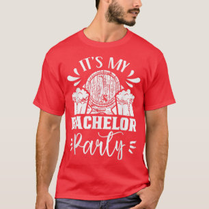 Camiseta Its My Bachelor Party Groom Bride Team 