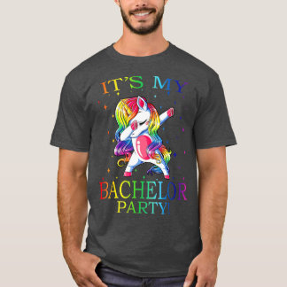 Camiseta Its My Bachelor Party Unicorn