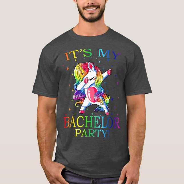 Camiseta Its My Bachelor Party Unicorn (Anverso)
