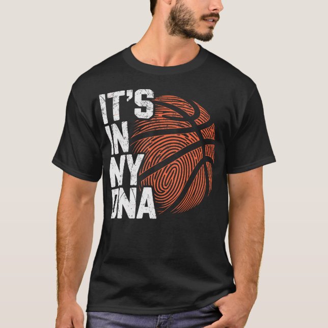 Camiseta It'S My Dna Basketball Player Dad Basketball Fans  (Anverso)
