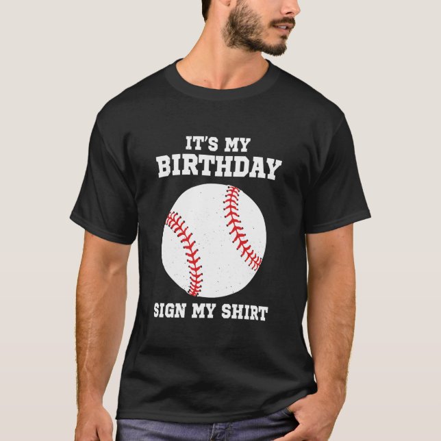 Camiseta Its My Sign My Baseball Player (Anverso)