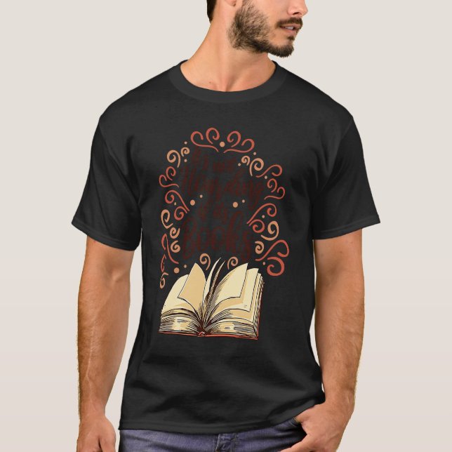 Camiseta Its not Hoarding if Its books Reader Book Reading  (Anverso)