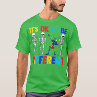 Camiseta Its Ok To Be Different  Autism Awareness 