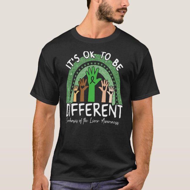 Camiseta It's Ok To Be Different Cirrhosis of the Liver Awa (Anverso)