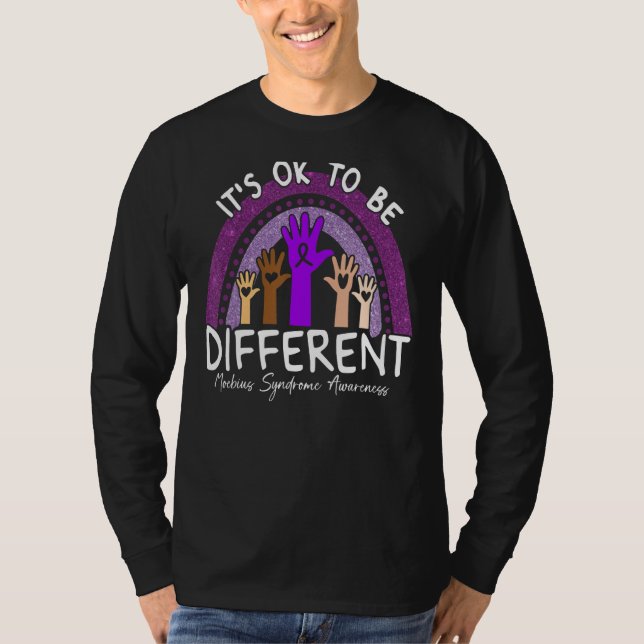 Camiseta It's Ok To Be Different Moebius Syndrome Awareness (Anverso)