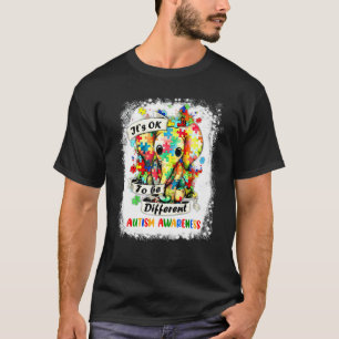 Camiseta It's Ok To Be Different Puzzle Elephant Autism Awa