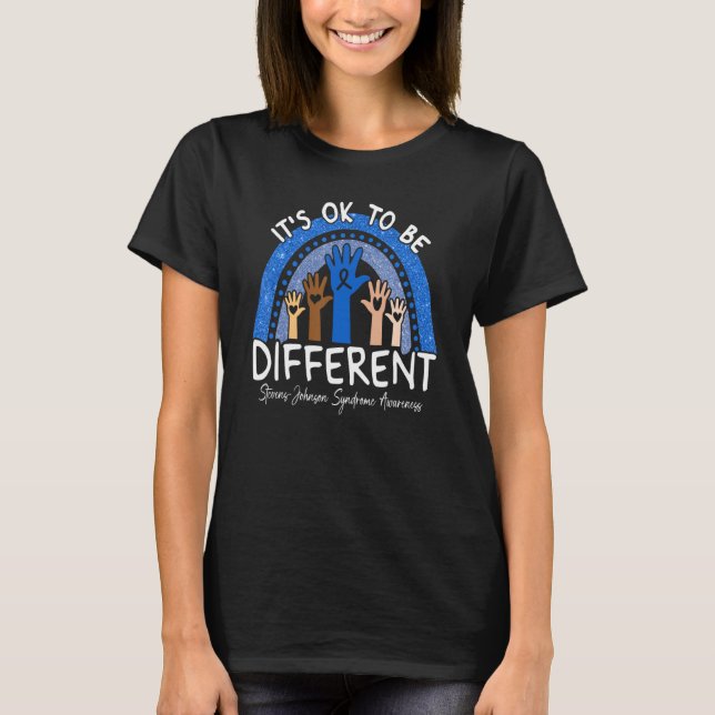 Camiseta It's Ok To Be Different Stevens Johnson Syndrome A (Anverso)