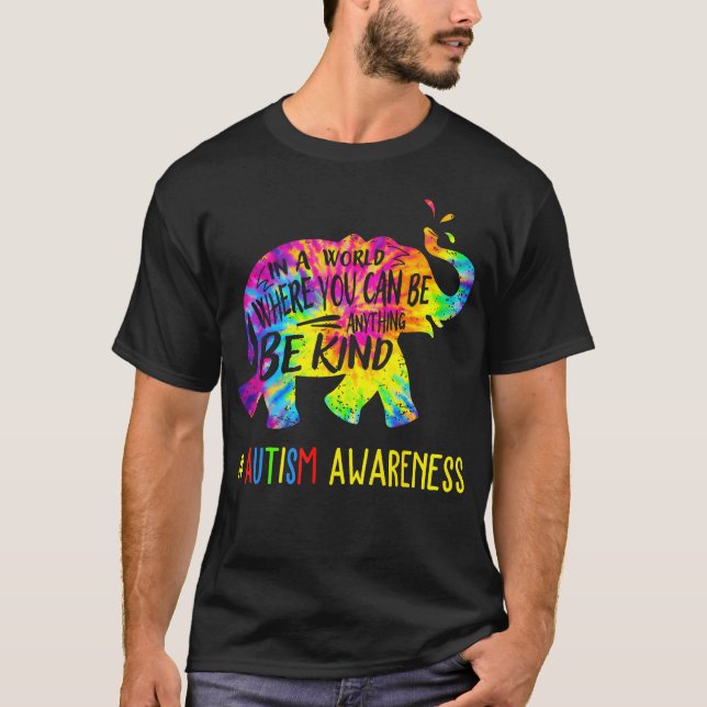 Camiseta It's Okay To Be Different Elephant Autism (Anverso)