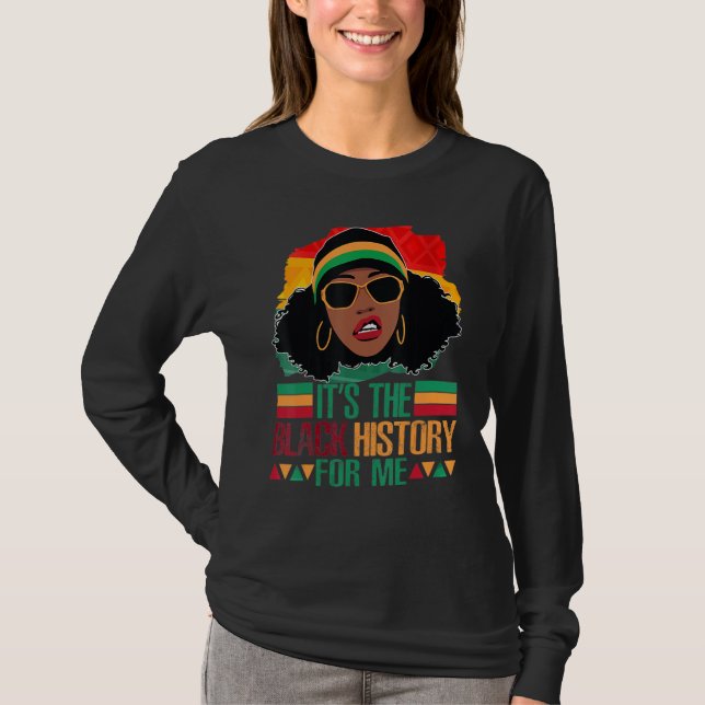 Camiseta It's The Melanin For Me Melanated Black History Mo (Anverso)