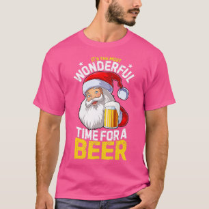 Camiseta It's The Most Wonderful Time For A Beer Christmas