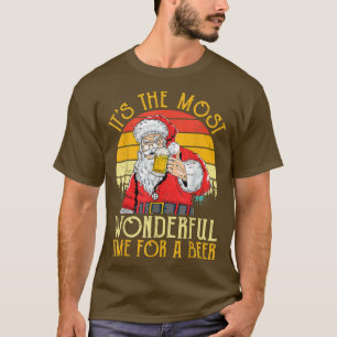 Camiseta It's The Most Wonderful Time For A Beer Christmas