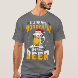 Camiseta Its The Most Wonderful Time For A Beer Christmas S