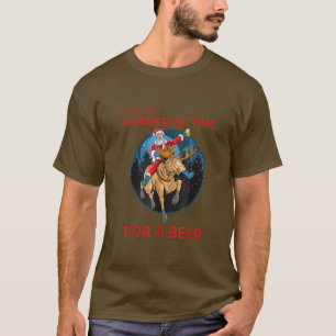 Camiseta It's The Most Wonderful Time For A Beer Funny Sant