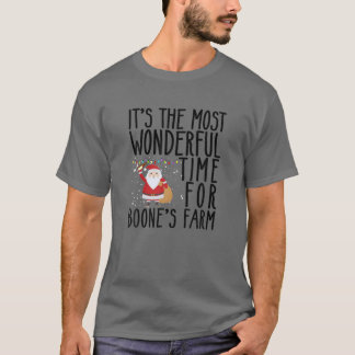 Camiseta It's The Most Wonderful Time For Boone's Farm Chri