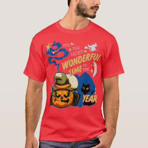 Camiseta Its the Most Wonderful Time of the Year black cat 