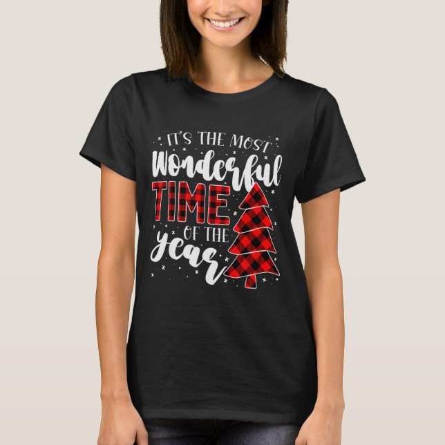 Camiseta Its The Most Wonderful Time Of The Year Christmas  (Anverso)