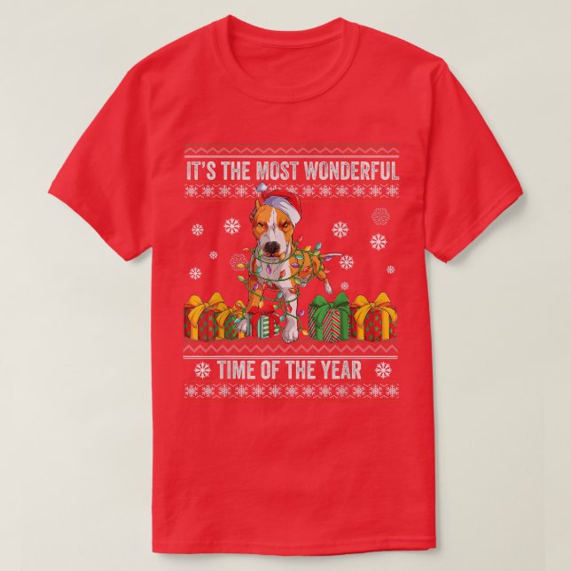 Camiseta Its The Most Wonderful Time Of The Year Pitbull Sa (Diseño del anverso)