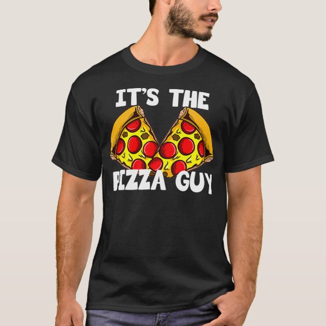 Camiseta Its The Pizza Guy - Pizza Heart  (Anverso)