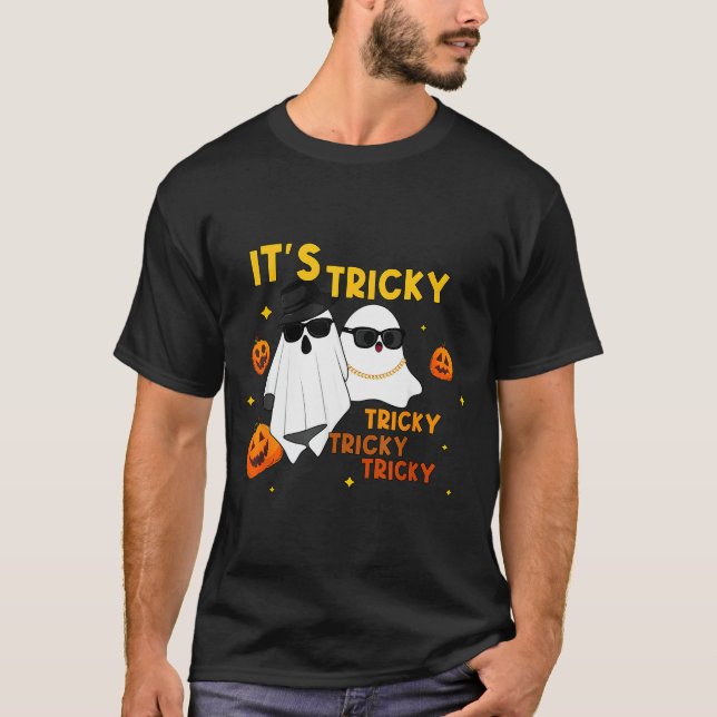 Camiseta It's Tricky Tricky Tricky Funny Ghost Boo Hallowee (Anverso)
