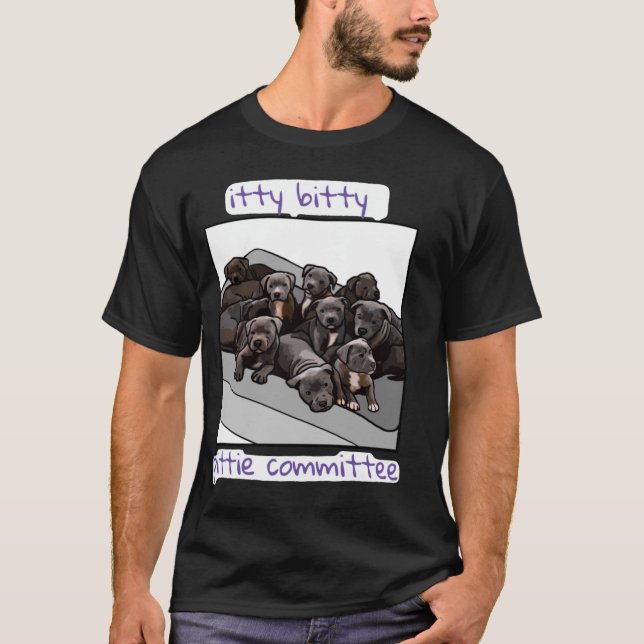 Camiseta Itty Bitty Pittie Comité (Anverso)