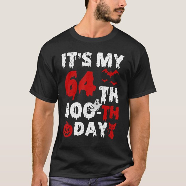 Camiseta Itu2019s Mi 64º Boo El Día Da Miedo Ha (Anverso)