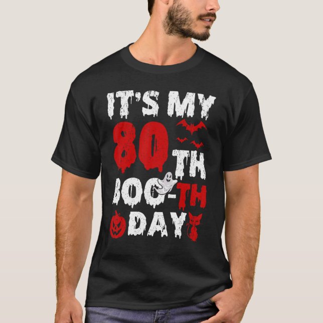 Camiseta Itu2019s Mi 80º Boo El Día Da Miedo Ha (Anverso)