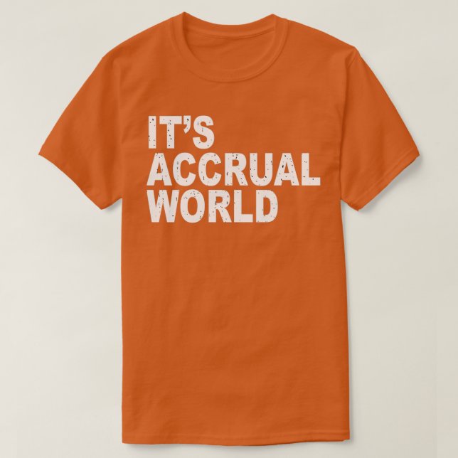 Camiseta Itx27 Accrual World lindo (Diseño del anverso)