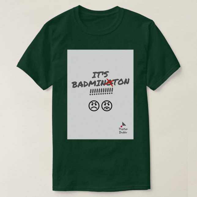 Camiseta Itx27s Badminton no badmington T (Diseño del anverso)