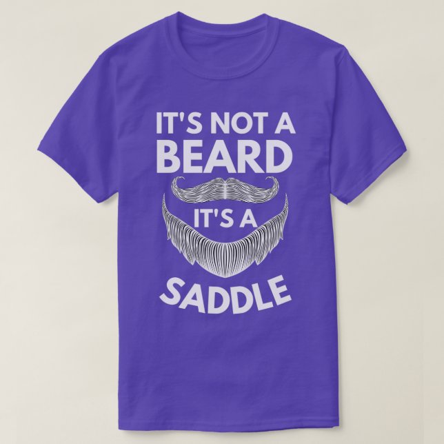 Camiseta Itx27s No es barba Itx27s A Saddle Gift Beard Love (Diseño del anverso)