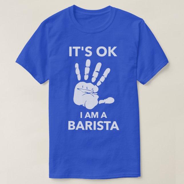Camiseta ITx27S OK SOY BARISTA (Diseño del anverso)