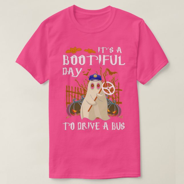 Camiseta Itx27s Un día estimulante para manejar un autobús  (Diseño del anverso)